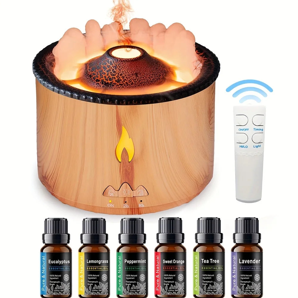 2-in-1 Humidifier With Volcano