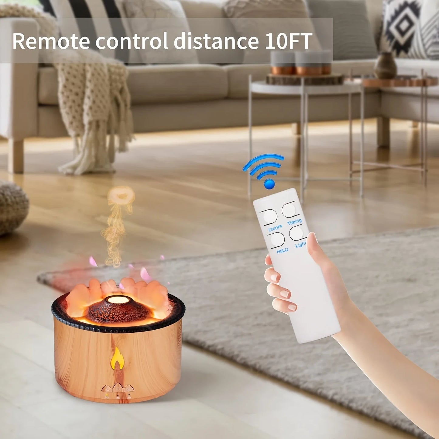 2-in-1 Humidifier With Volcano