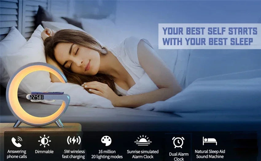 Wireless Charger Alarm Clock