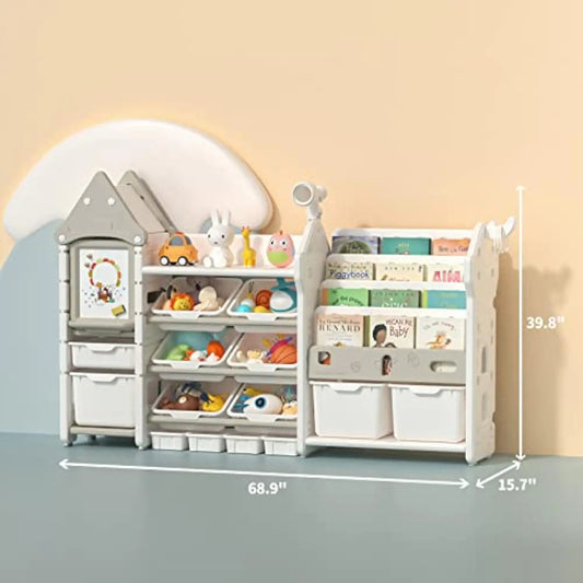 Kids Toy Organizer Bookshelf