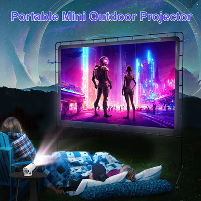 Portable Home & Outdoor Projetor