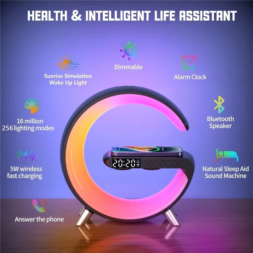 Wireless Charger Alarm Clock
