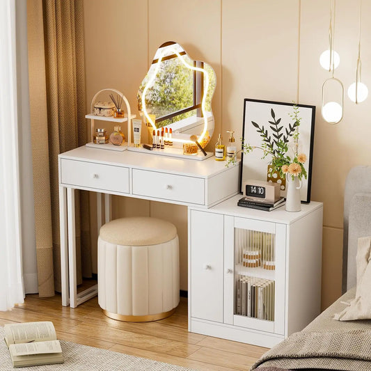 Vanity Desk with Lights